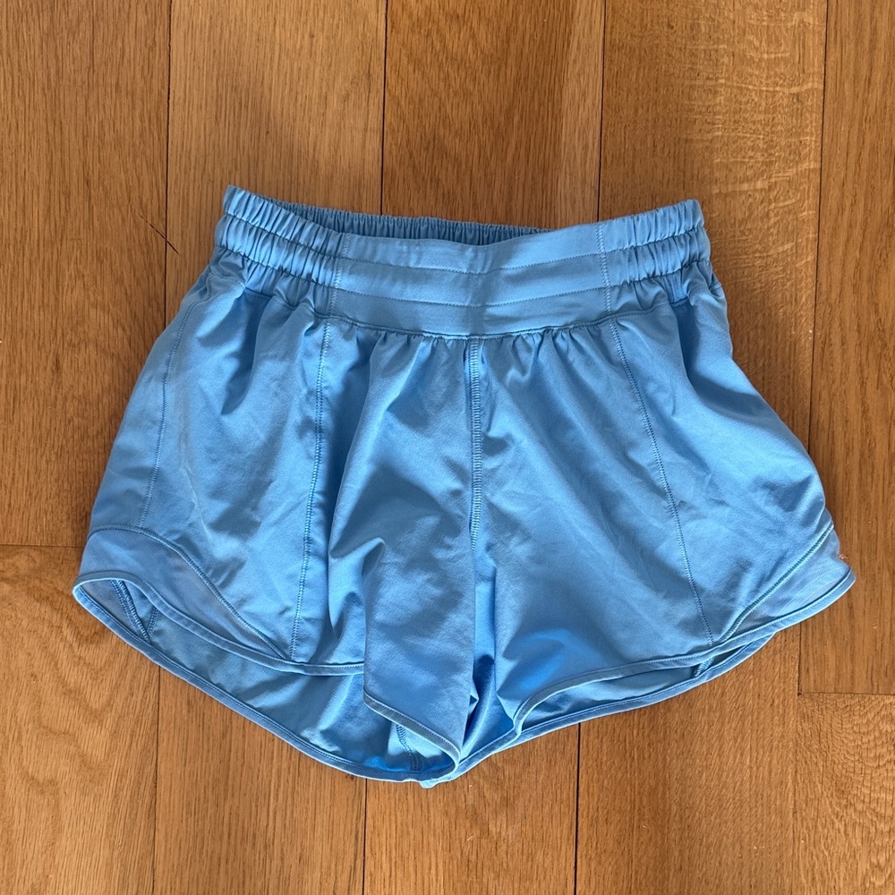 Lululemon Athletica Light Blue Athletic Shorts